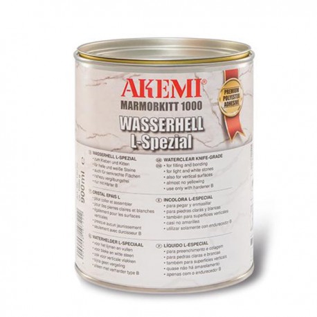 AKEMI Marmorkitt 1000 Transparent L – Special wasserhell
